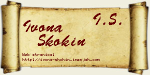 Ivona Skokin vizit kartica